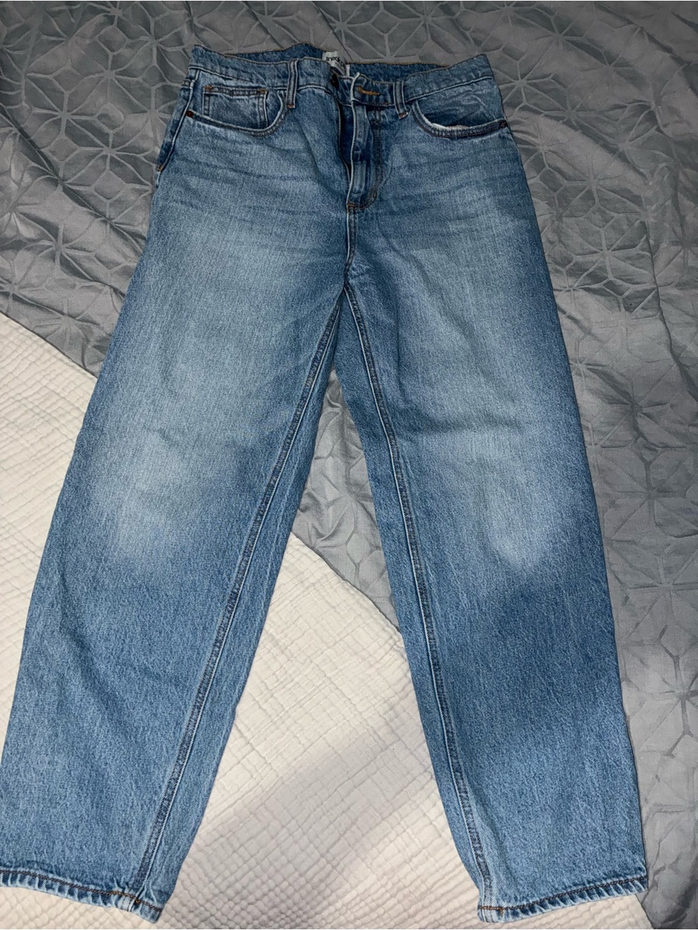 Sneak Peek Light Blue Women's Straight Leg Jeans
